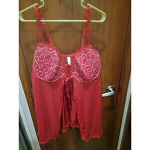 Inner Secrets Red Lingerie Sz 2X